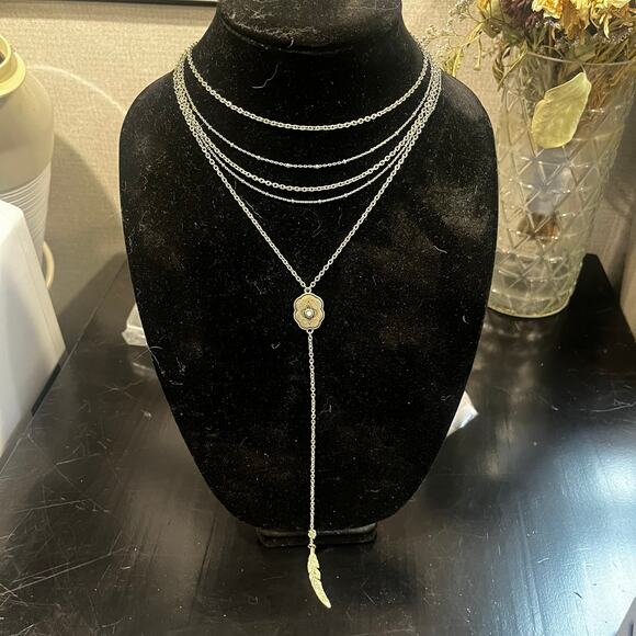 Western stacked Necklace - Picture 1 of 4